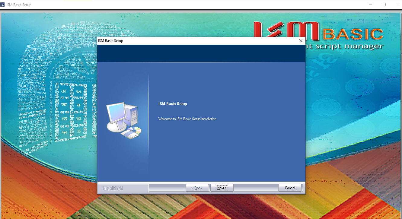 Start ISM software installation