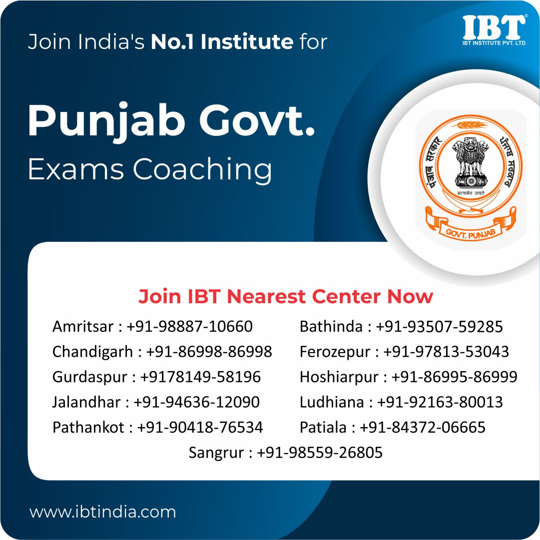 Punjab Govt Exam Coaching