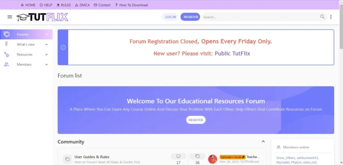 Tutflix.org? Yeah, Free Community to Develop Your Skills Online