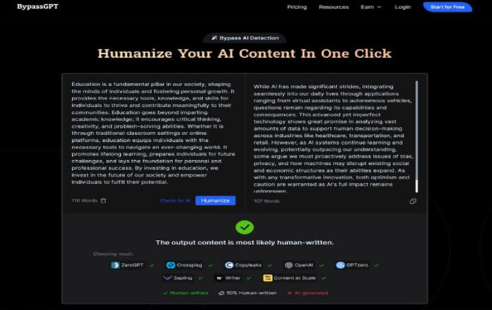 How to Make Undetectable AI Content with BypassGPT