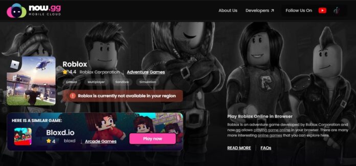 now gg roblox